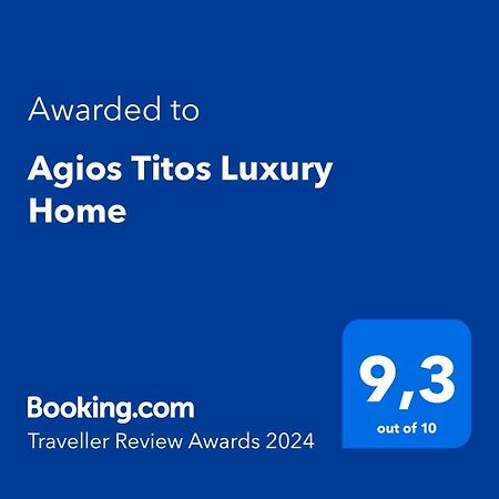 Agios Titos Luxury Home Heraklion  ภายนอก รูปภาพ